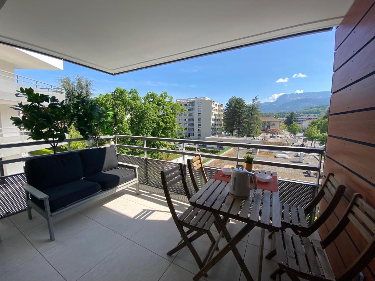 L'ORANGERAIE - Garage, Balcon, Vélos, Proche Lac, Vue Montagne Annecy Esterno foto